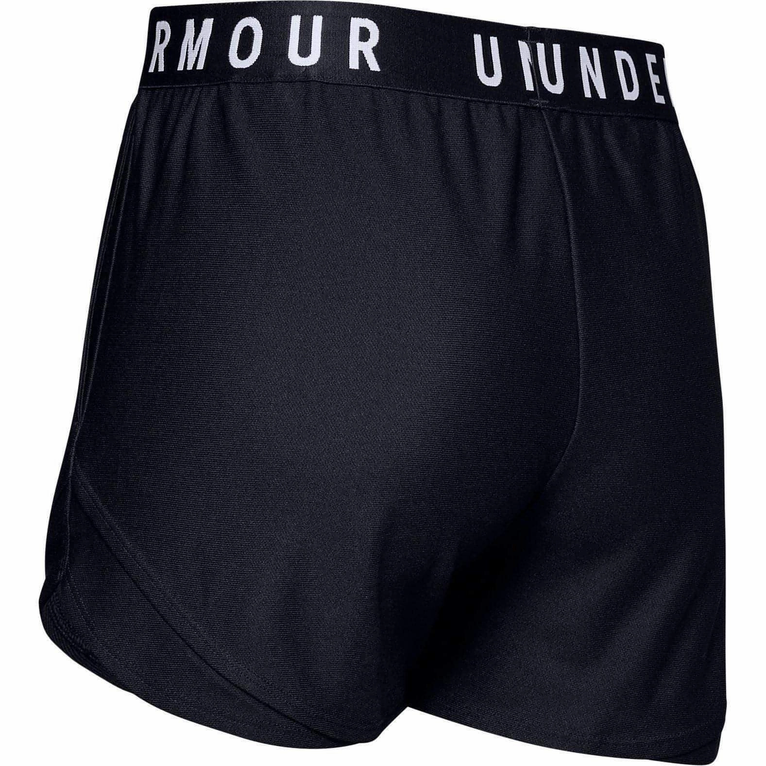 NonIrritatingTags Trendy Mood Under Armour Play Up 3.0 Womens Running Shorts - Black