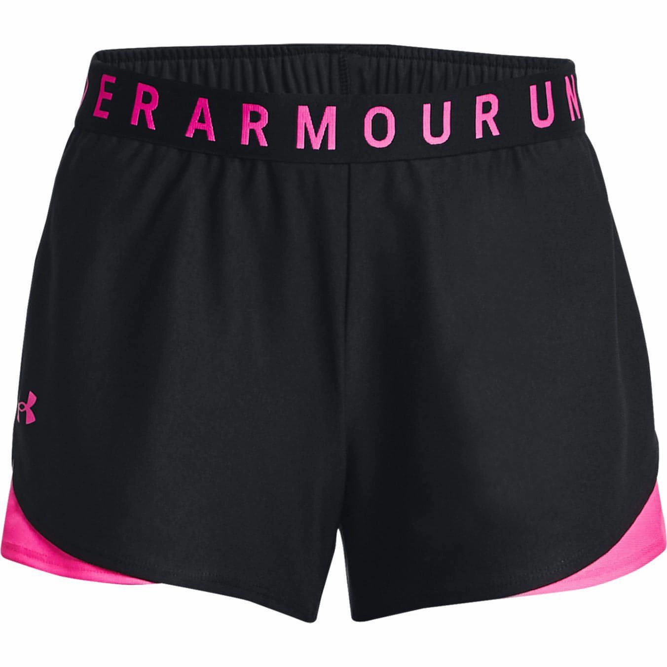 Anti Chafe Seamless Easy Days Under Armour Play Up 3.0 Womens Running Shorts - Black