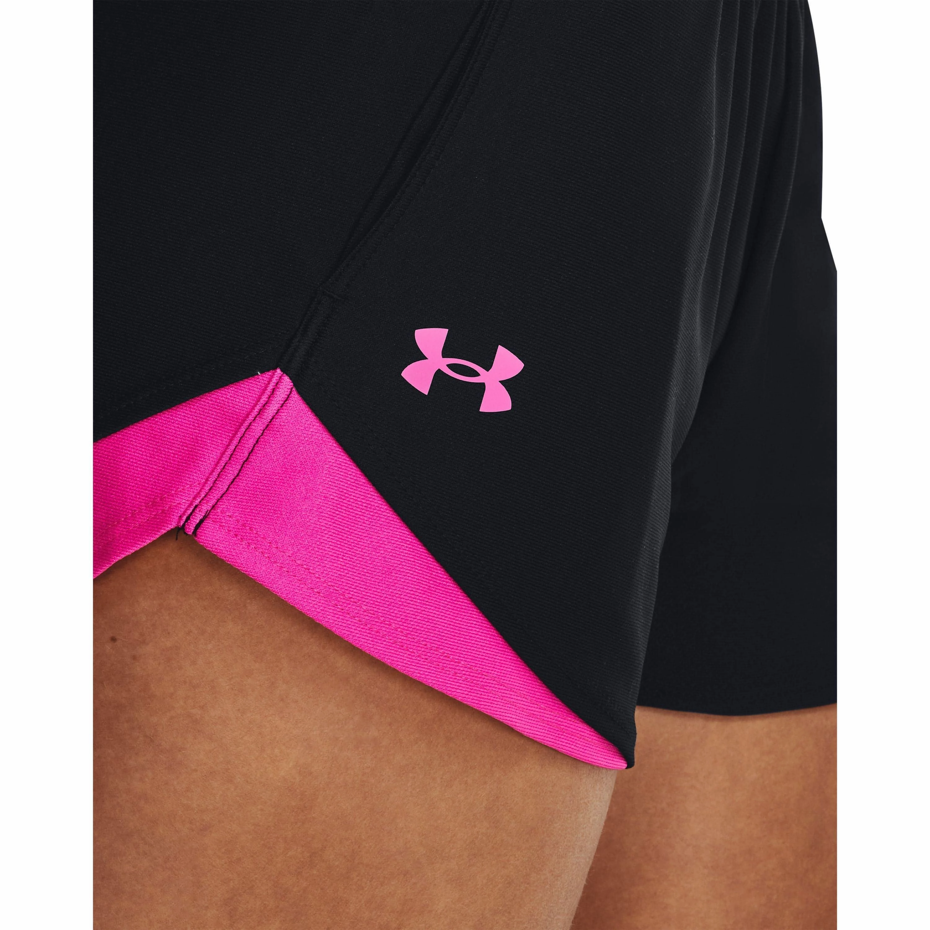 Athletic Look Under Armour Play Up 3.0 Womens Running Shorts - Black