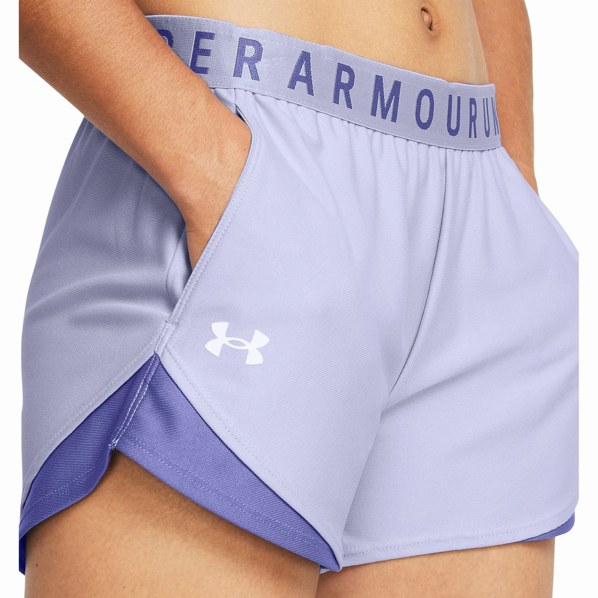 Under Armour Play Up 3.0 Womens Running Shorts - Blue Ultra Breathable Chill Look