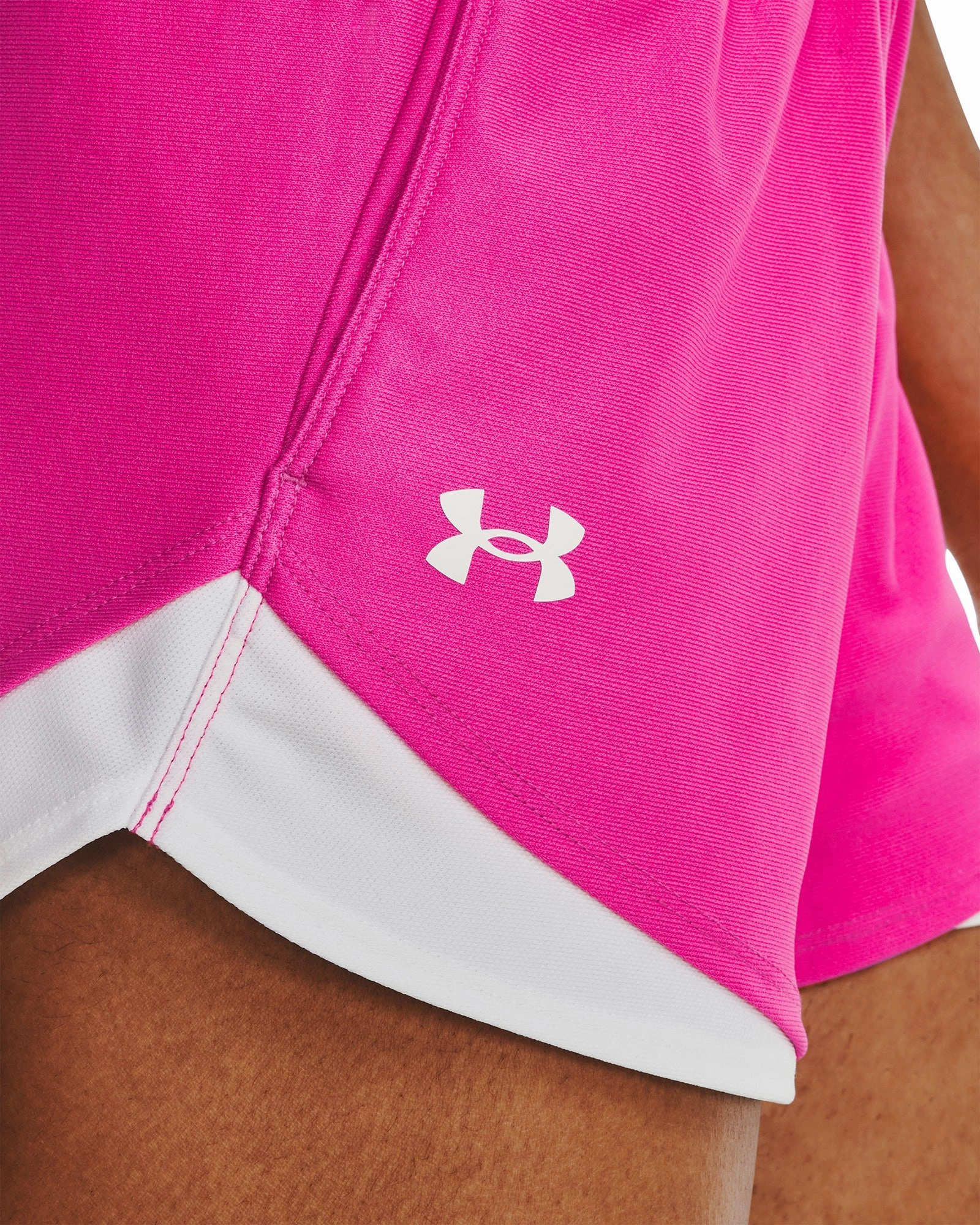Under Armour Play Up 3.0 Womens Running Shorts - Pink Comfortable clothing Lightweight Weave