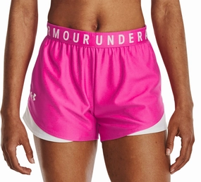 Durable Quality petite size Under Armour Play Up 3.0 Womens Running Shorts - Pink