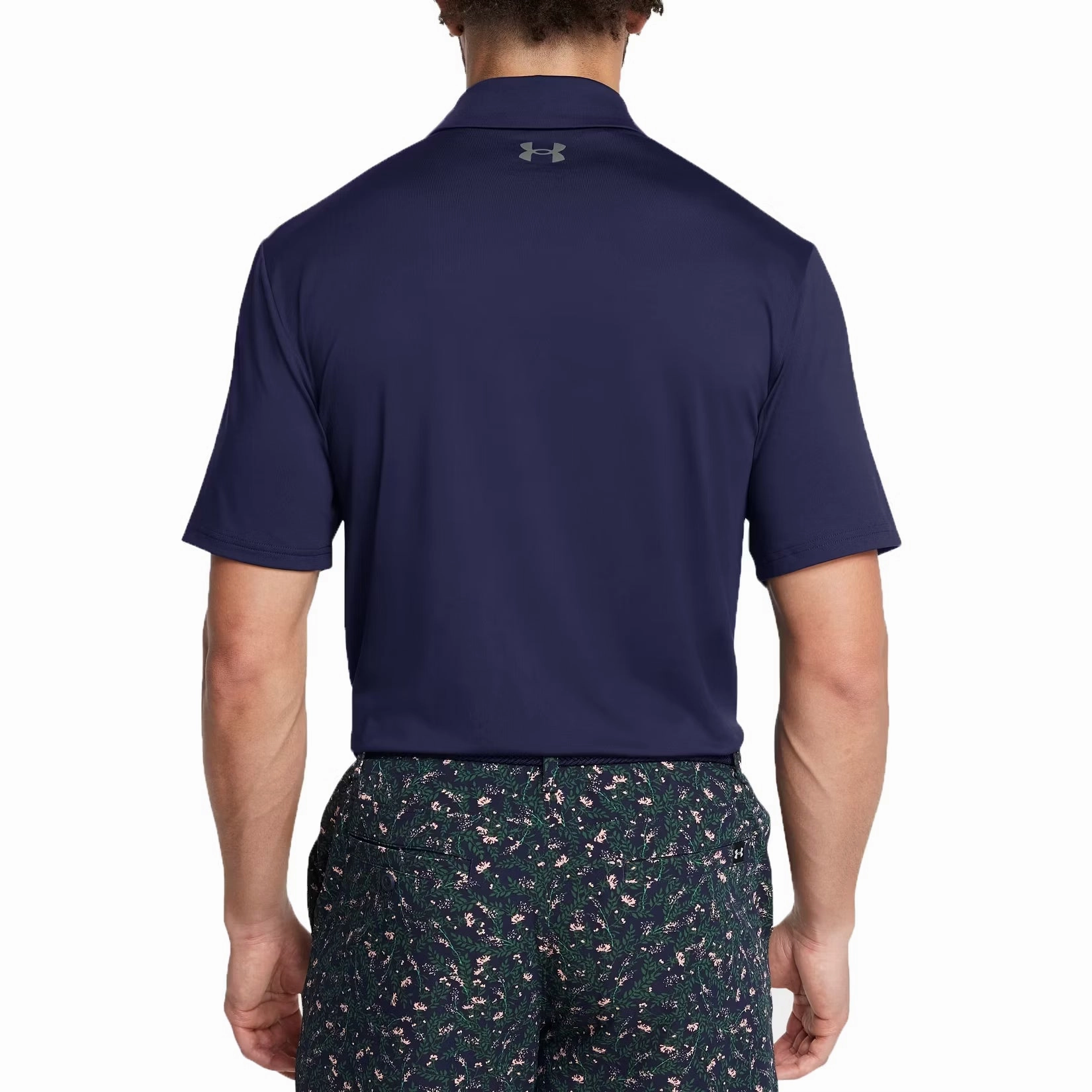 Under Armour Playoff 3.0 Polo Golf Shirt - Midnight Navy/Castlerock Moisture control Breathable Underarm Vents