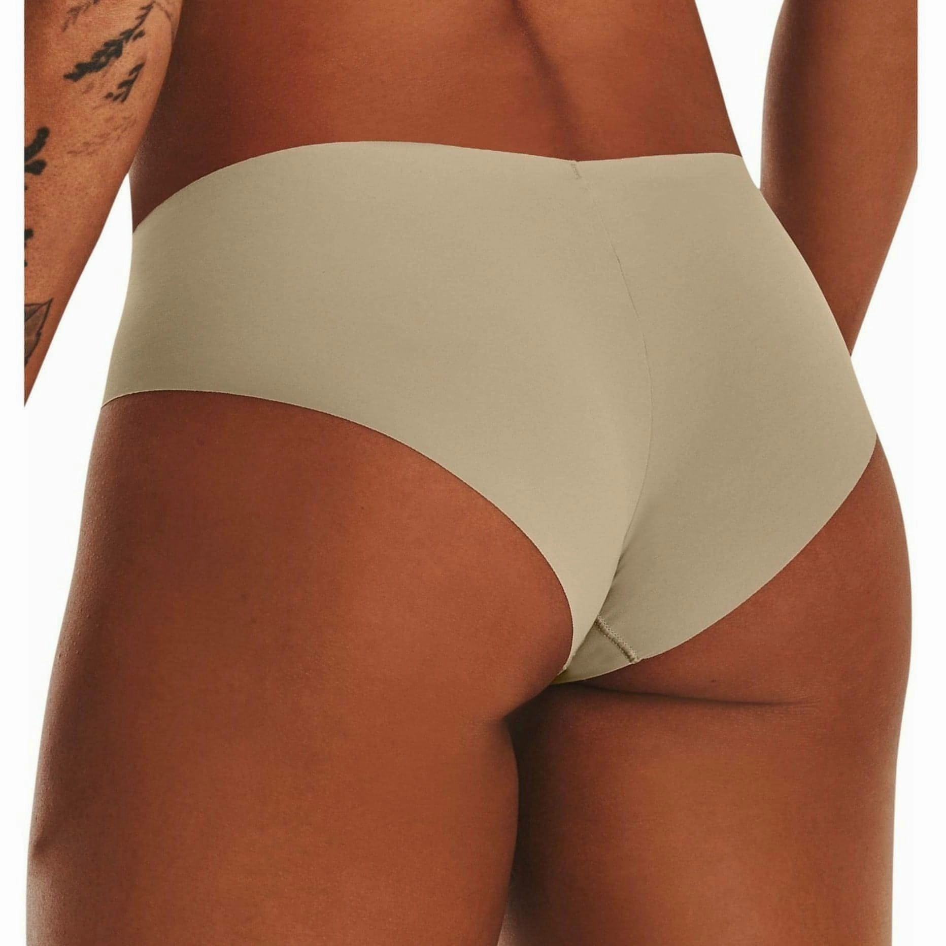Under Armour Pure Stretch (3 Pack) Womens Hipster Brief - Beige Breathable
