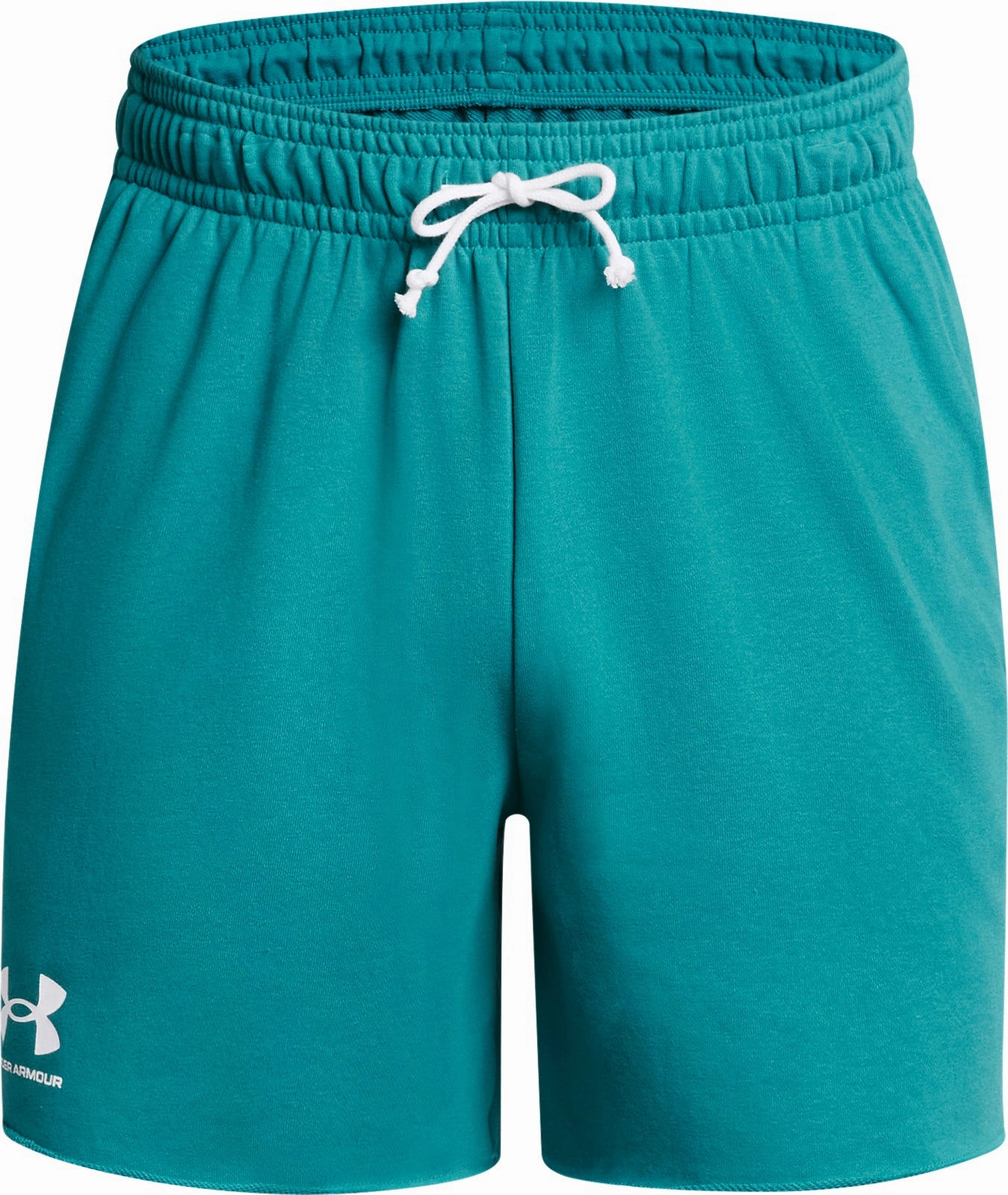 Under Armour Rival Terry 6 Inch Mens Training Shorts - Green yoga mode Joy Ease