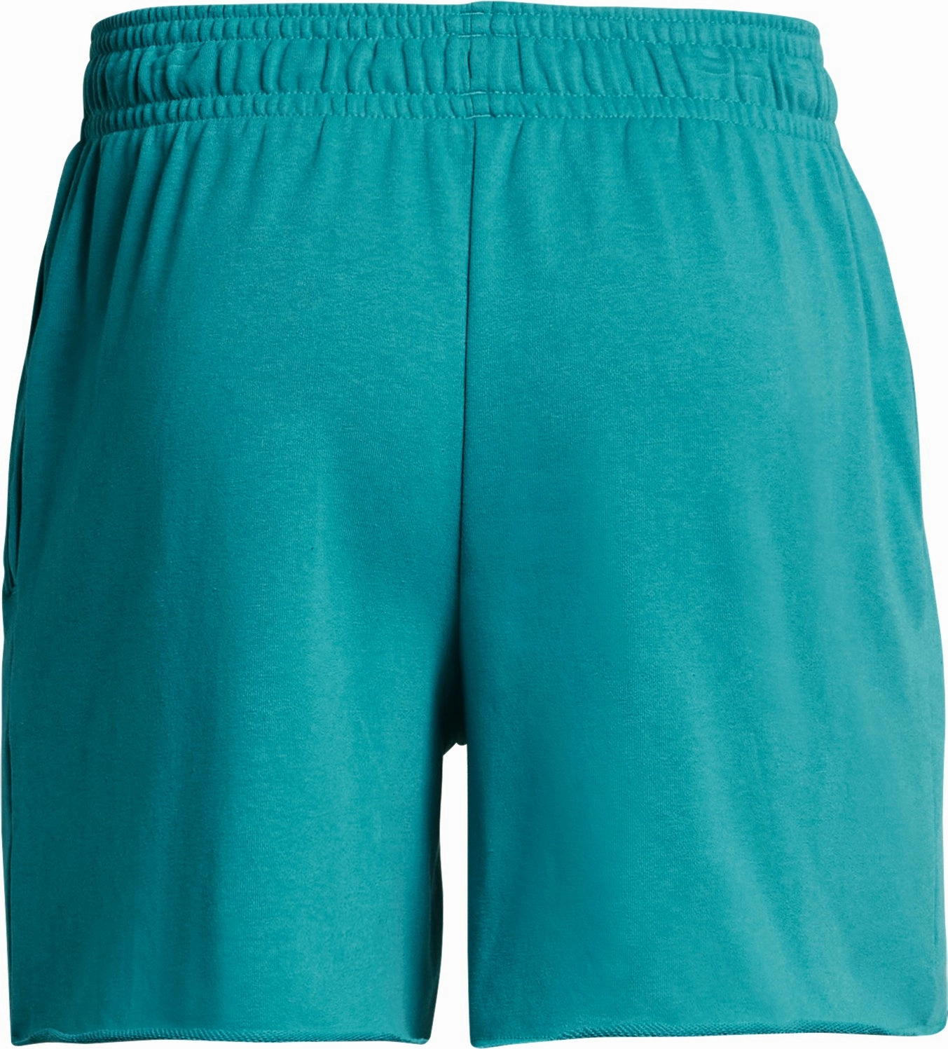 Under Armour Rival Terry 6 Inch Mens Training Shorts - Green Comfort waistband