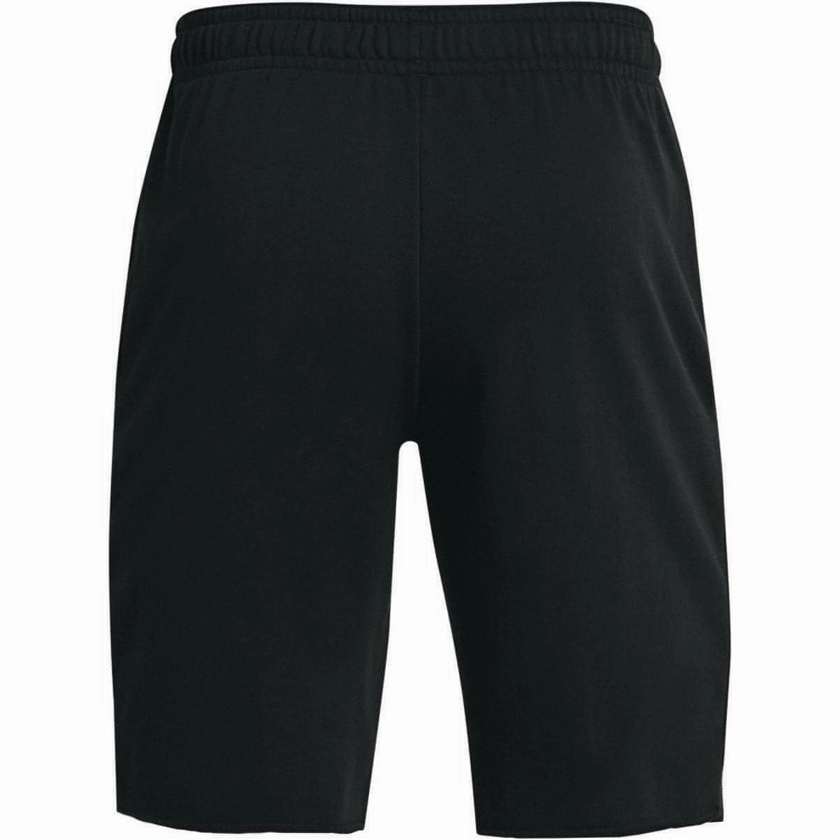 Under Armour Rival Terry Mens Training Shorts - Black Hero Tale