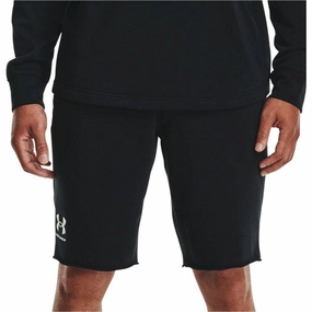 Under Armour Rival Terry Mens Training Shorts - Black AllSeasonWear