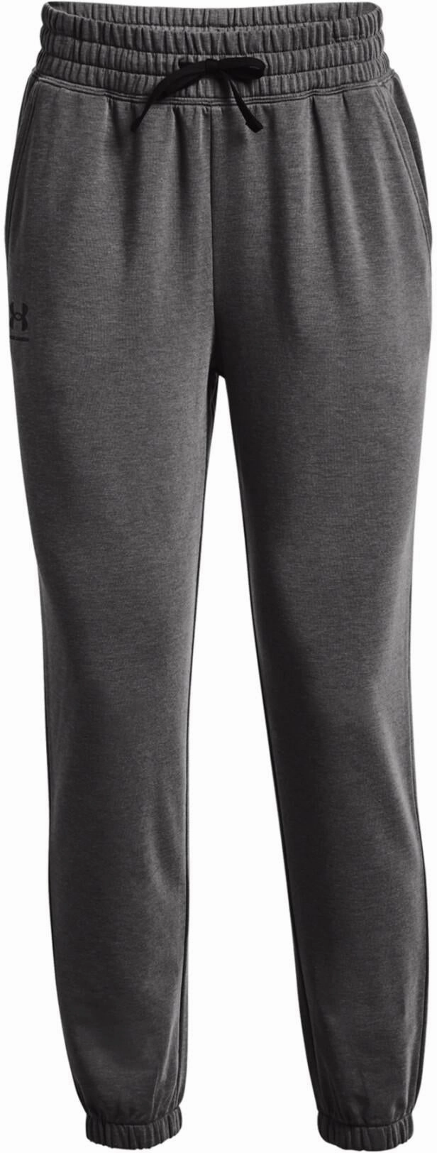 Under Armour Rival Terry Womens Training Joggers - Grey AbrasionResistant Smooth Yarn