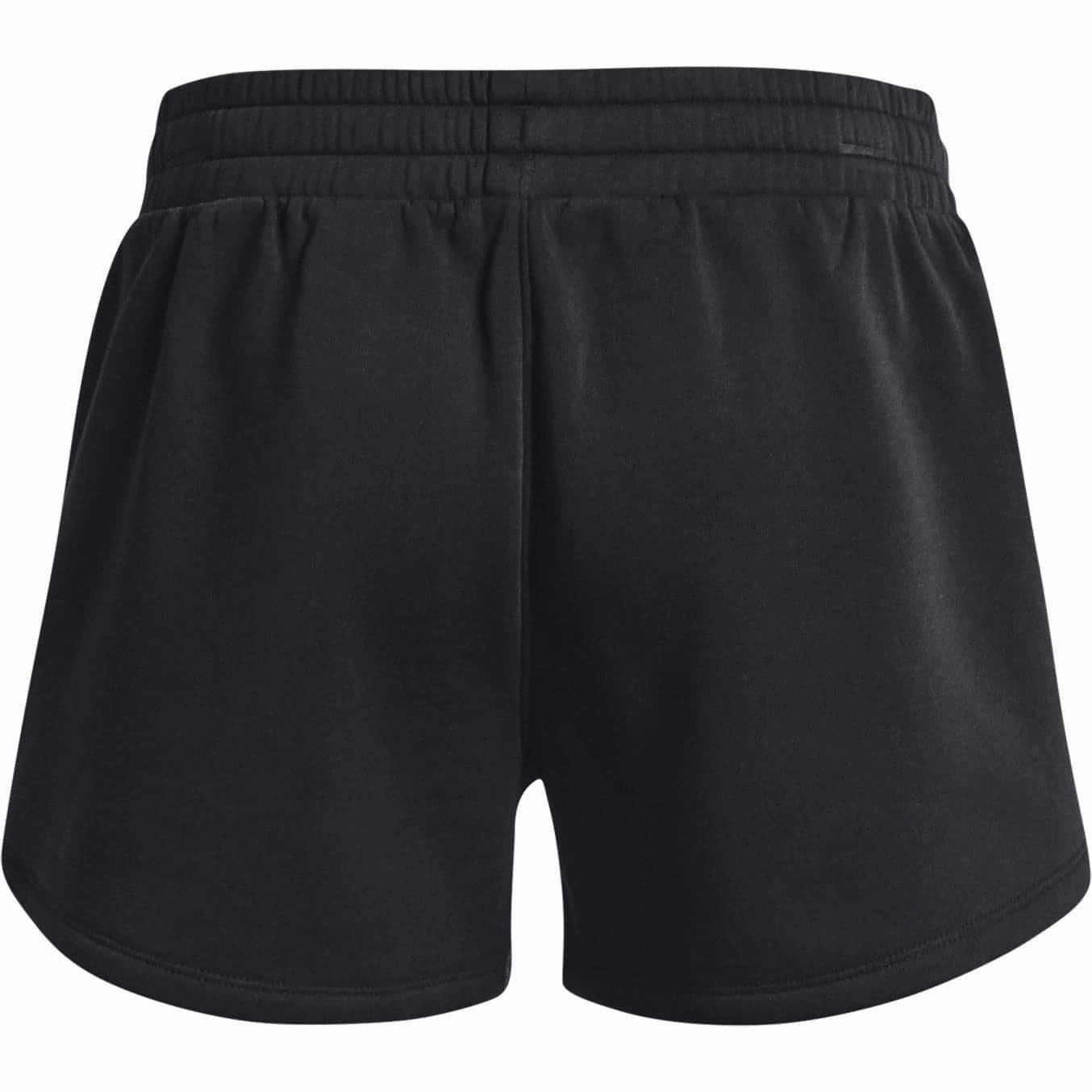AntiPilling Under Armour Rival Womens Fleece Shorts - Black