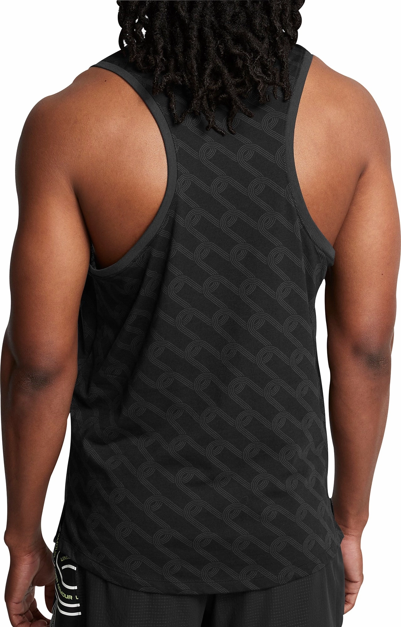 Under Armour Run Anywhere Mens Running Vest - Black stretchy clothing