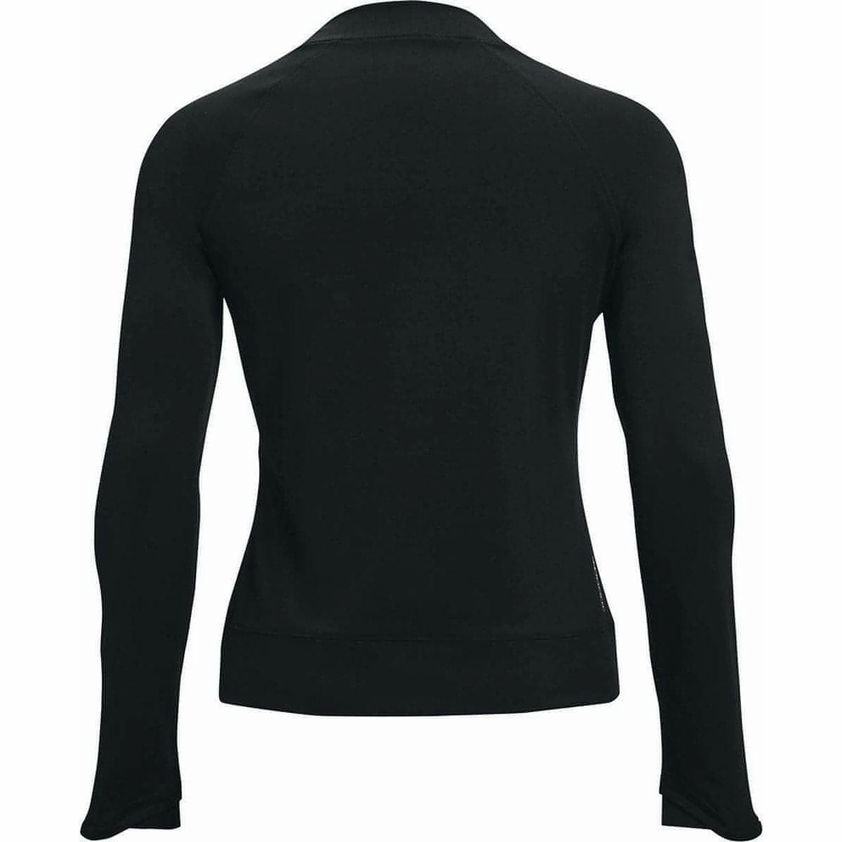 Under Armour Rush ColdGear Long Sleeve Womens Training Top - Black SustainableTextiles ReflectiveTrims