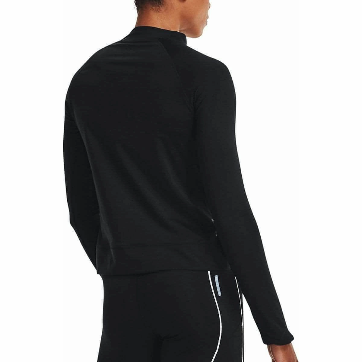 Under Armour Rush ColdGear Long Sleeve Womens Training Top - Black Run Core Skin Hug