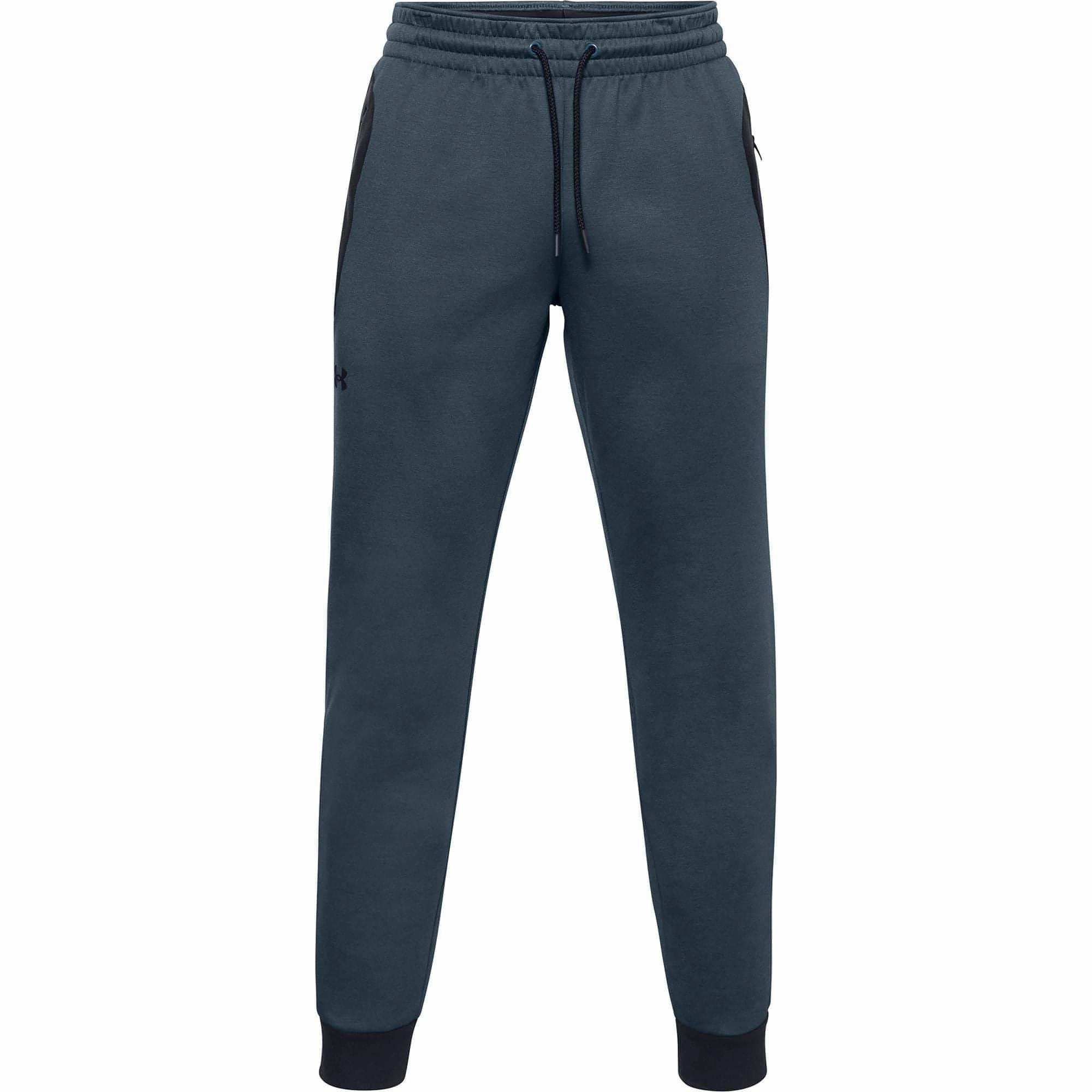 DoubleLayered Structure Champion Glow Under Armour Rush Mens Fleece Joggers - Blue