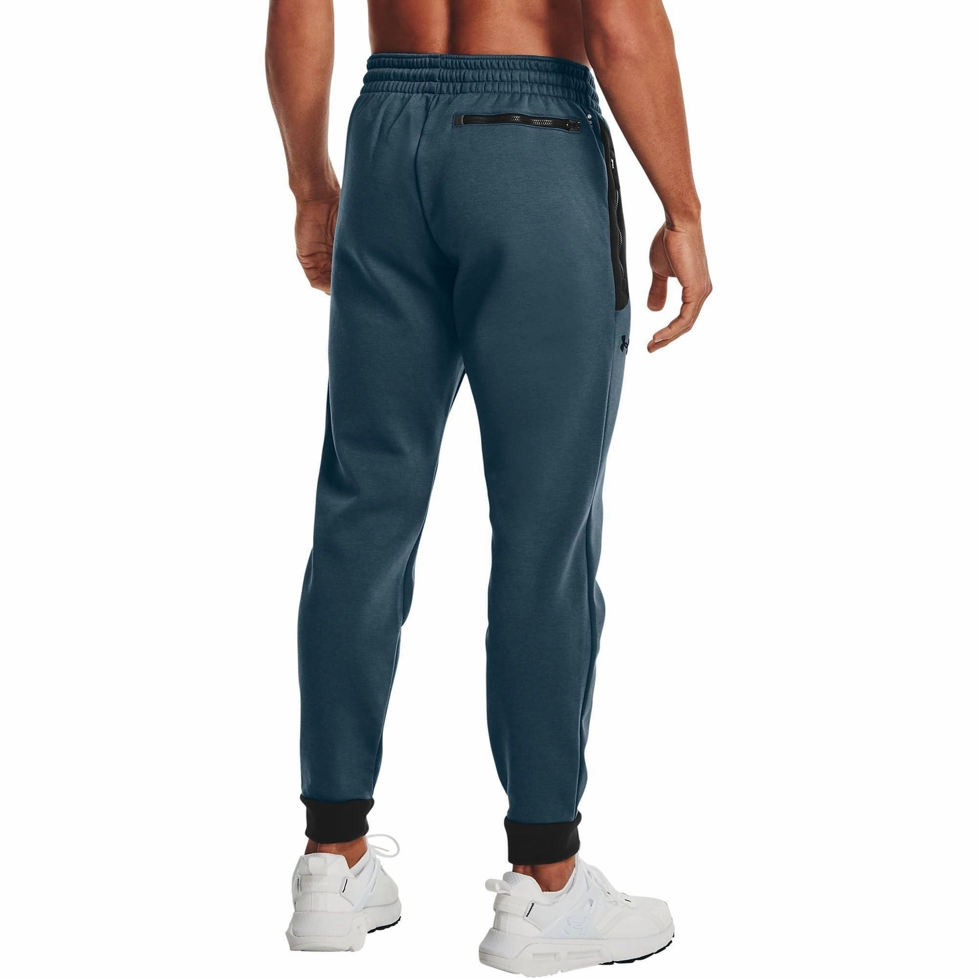 Stream Fit Fantasy Glow Under Armour Rush Mens Fleece Joggers - Blue