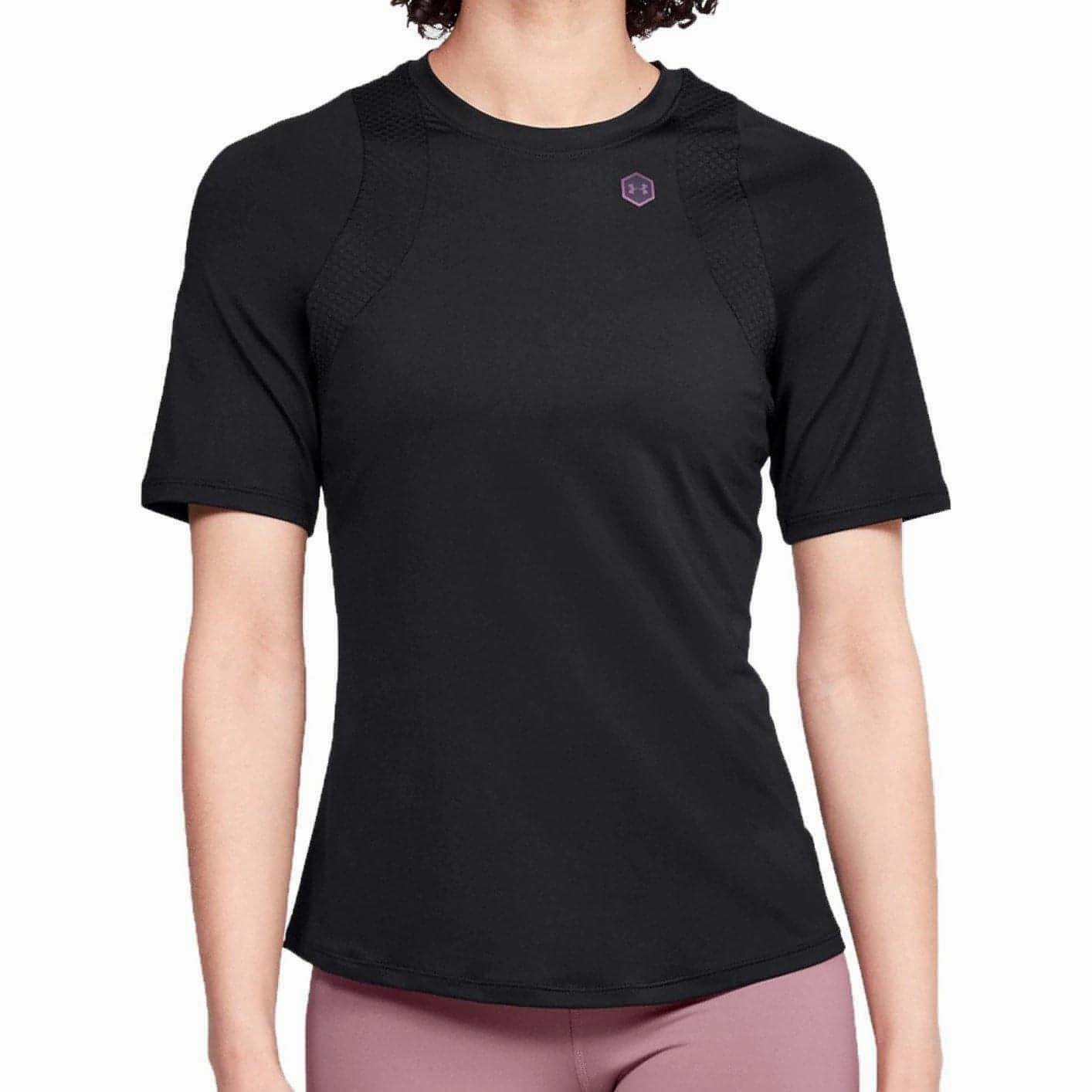 QuickDryingTech Under Armour Rush Short Sleeve Womens Training Top - Black