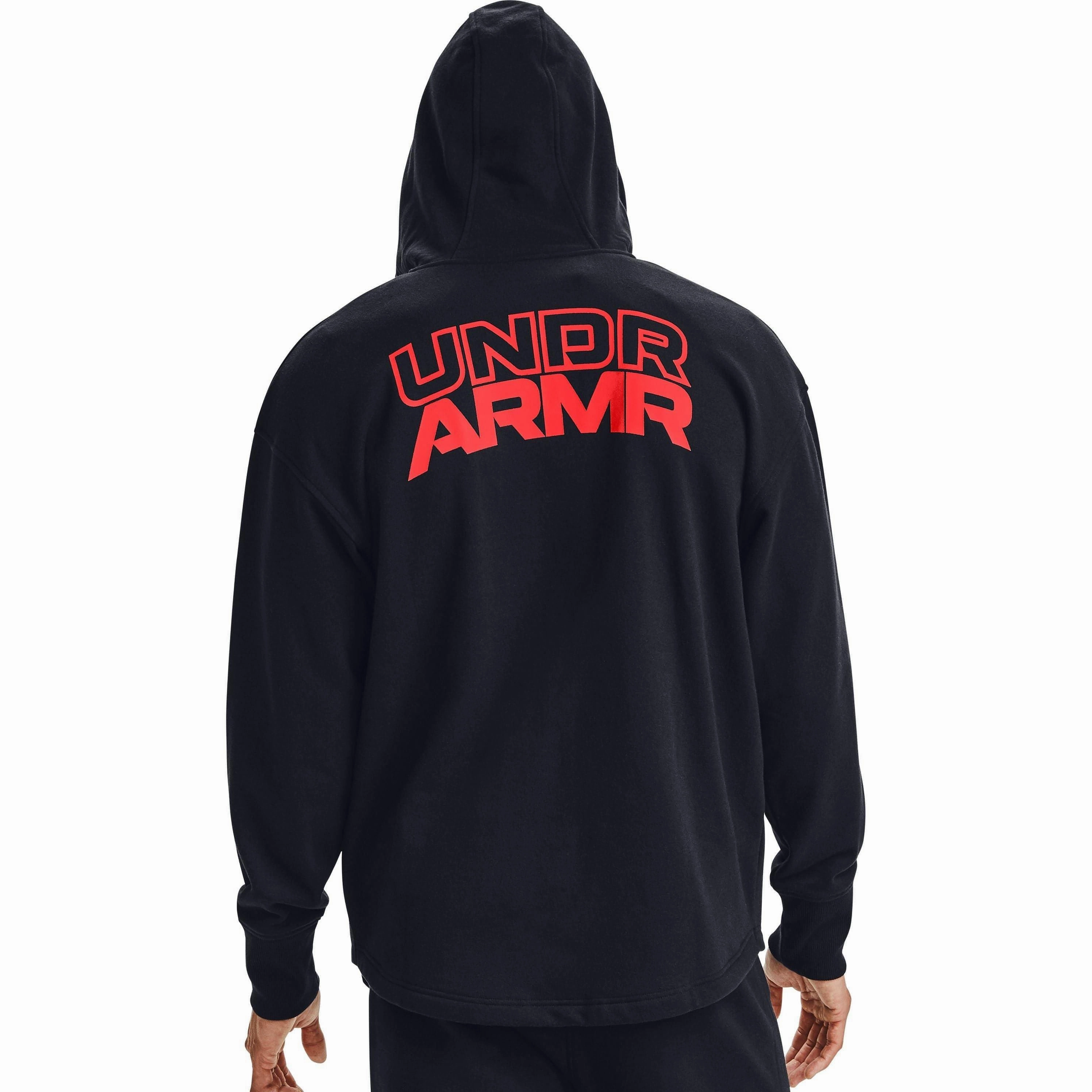 Under Armour S5 Fleece Full Zip Mens Training Hoody - Black VentilatedKnit