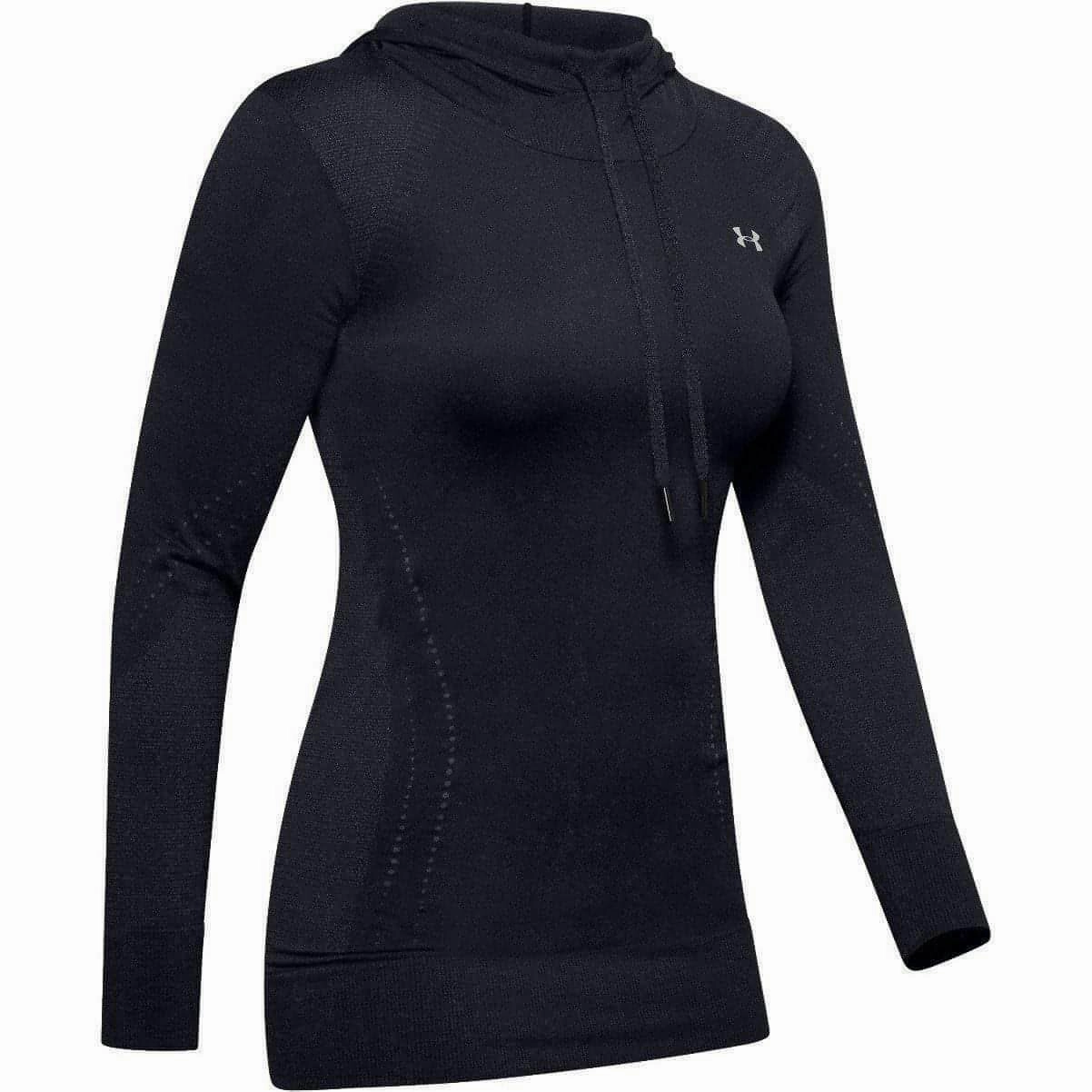 OdorResistant Material Under Armour Seamless Womens Training Hoody - Black