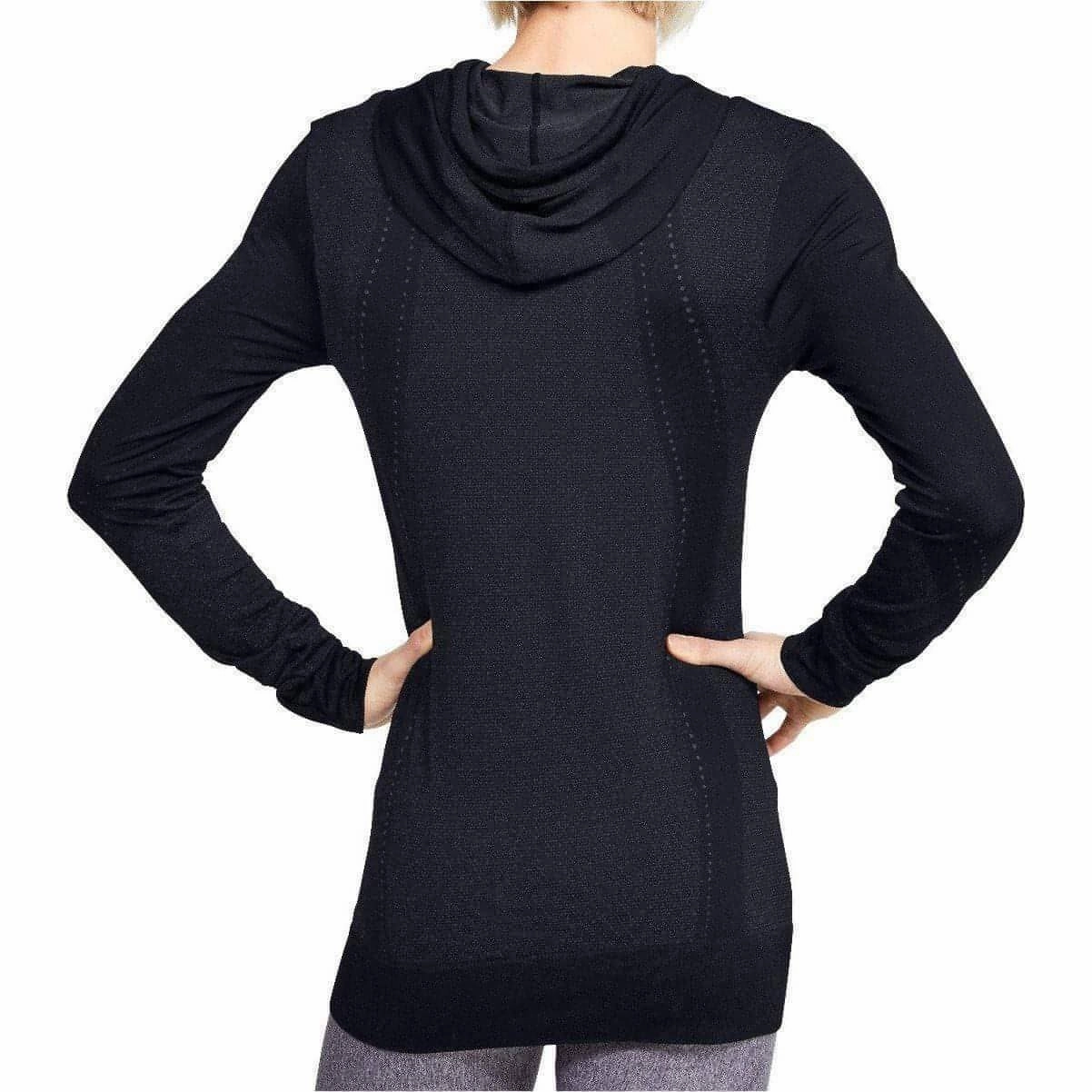 Weather Guard NonBindingCollar Under Armour Seamless Womens Training Hoody - Black