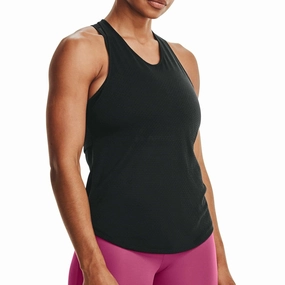 Under Armour Streaker Womens Running Vest Tank Top - Black Outdoor Activewear