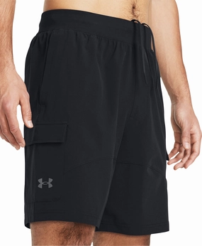 Under Armour Stretch Woven Cargo Mens Training Shorts - Black FrictionResistantEdges