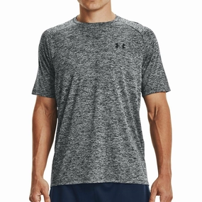 Under Armour Tech 2.0 Short Sleeve Mens Training Top - Grey OdorControlTech OdorControl Technology