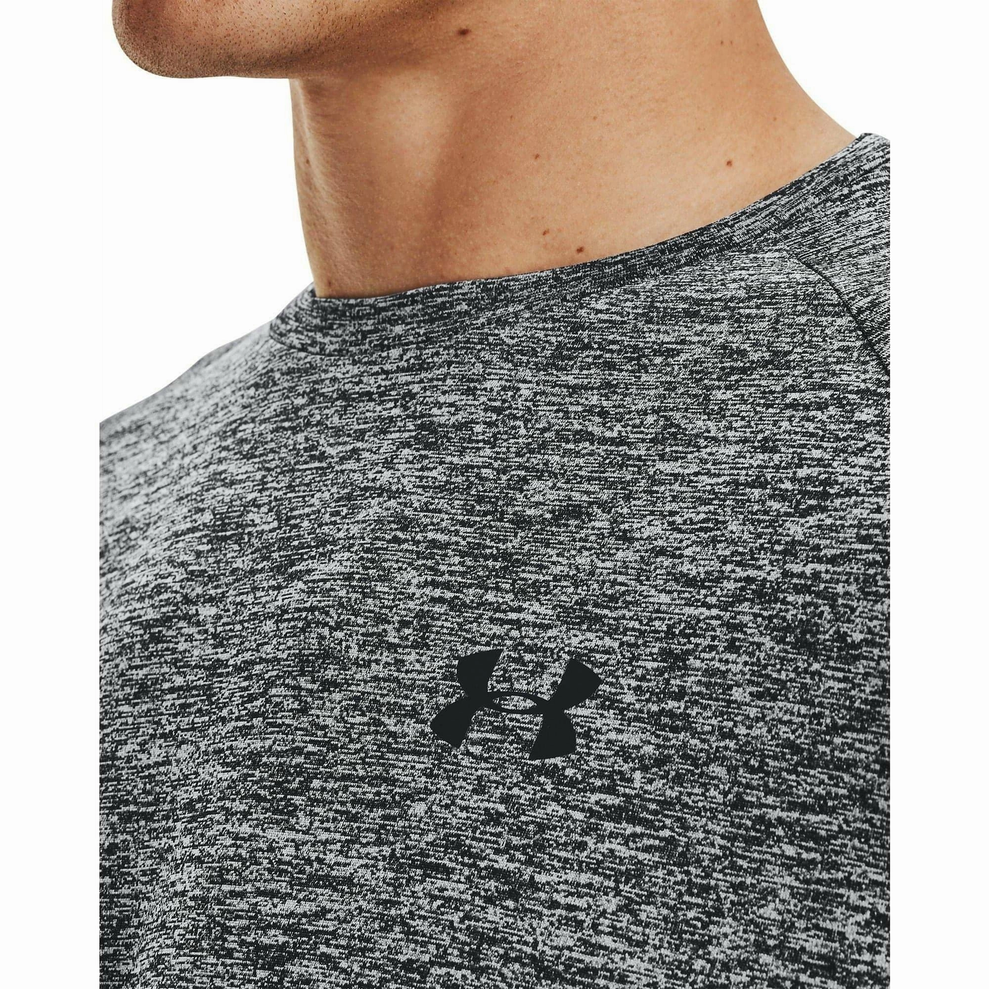 Glow Core Under Armour Tech 2.0 Short Sleeve Mens Training Top - Grey