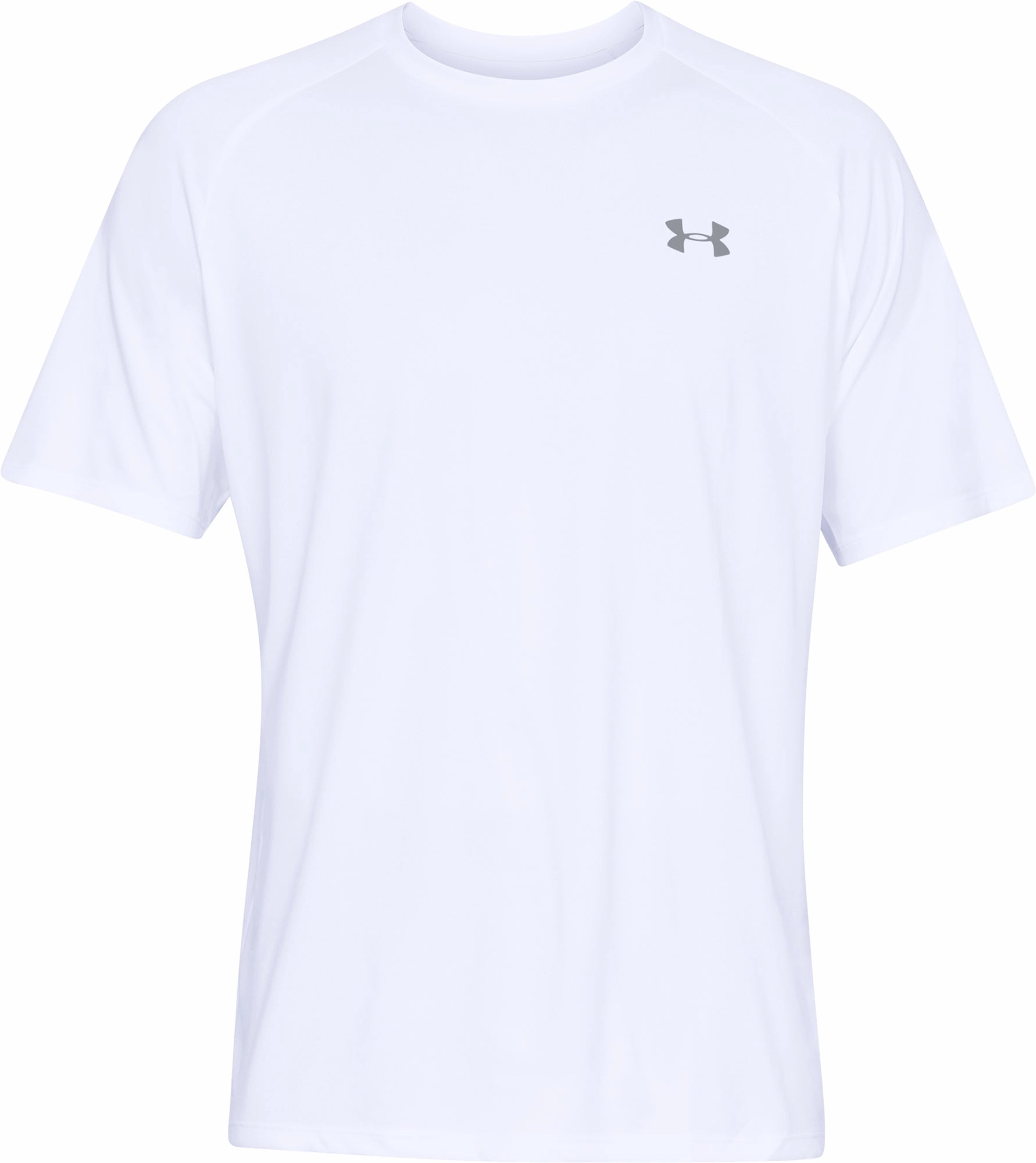 Under Armour Tech 2.0 Short Sleeve Mens Training Top - White StretchPaneling AdjustableWaist