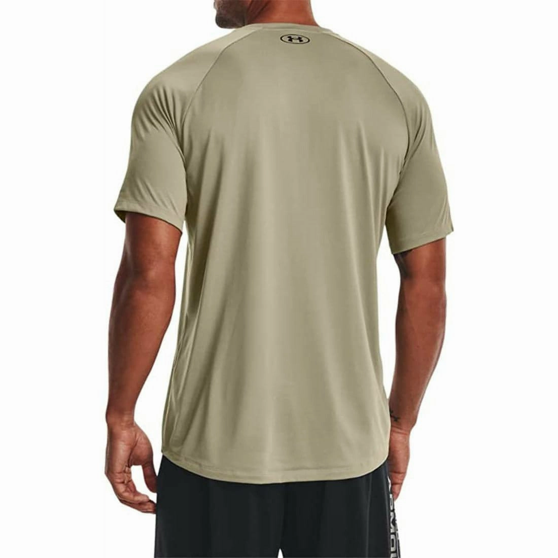 Under Armour Tech 2.0 Wordmark Short Sleeve Mens Training Top - Grey Youth Glow