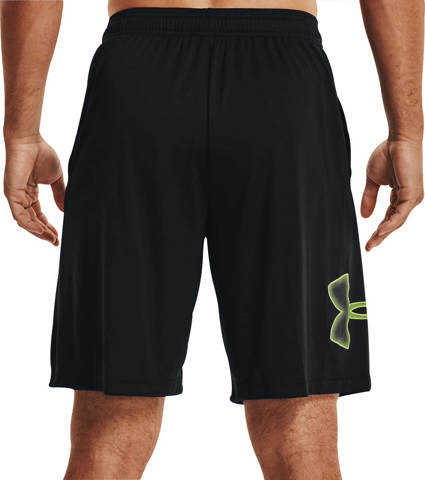 Antibacterial Finish Under Armour Tech Graphic Mens Training Shorts - Black
