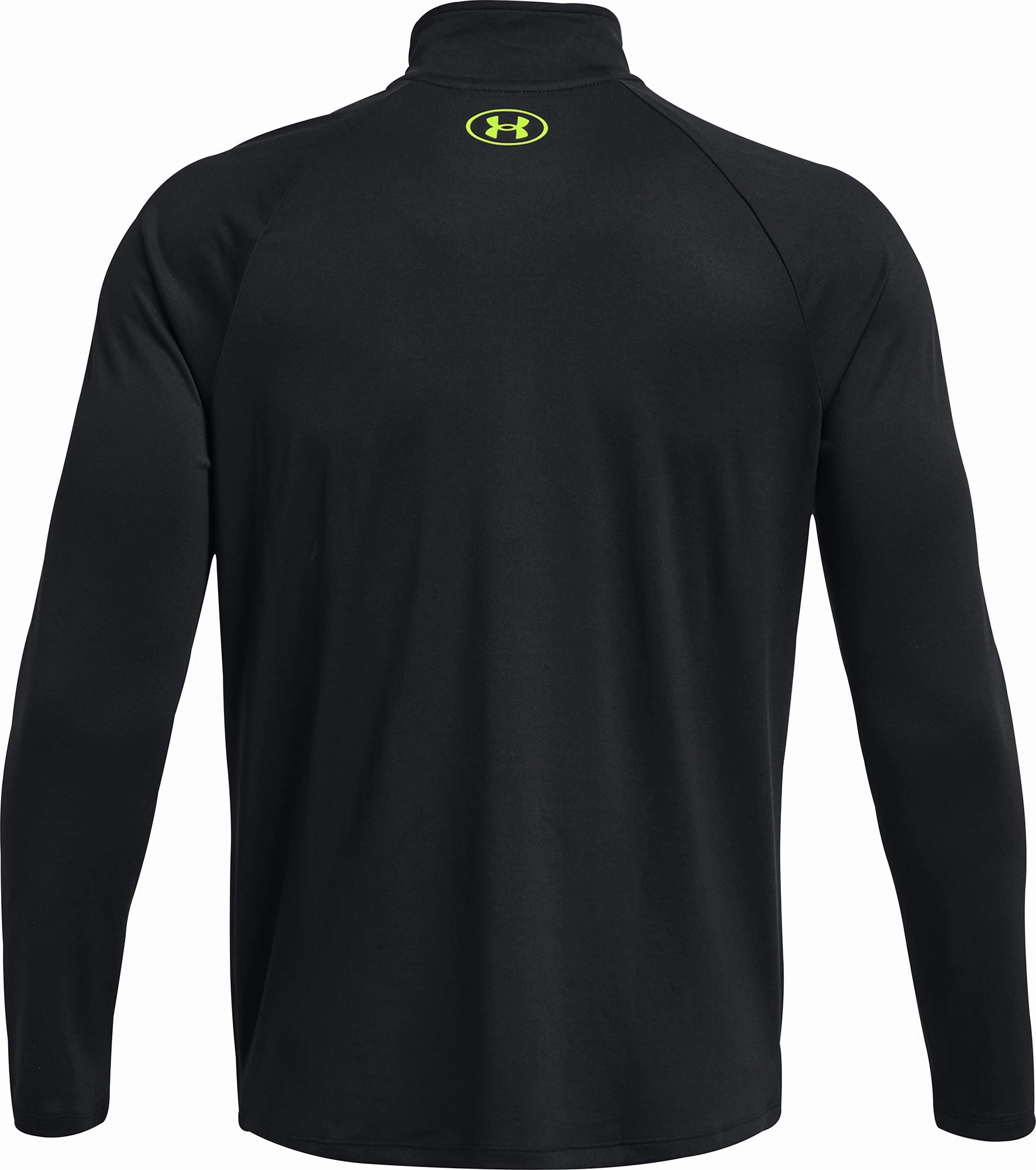 Wool Fit MultiFunctional Pockets Under Armour Tech Half Zip Long Sleeve Mens Training Top - Black