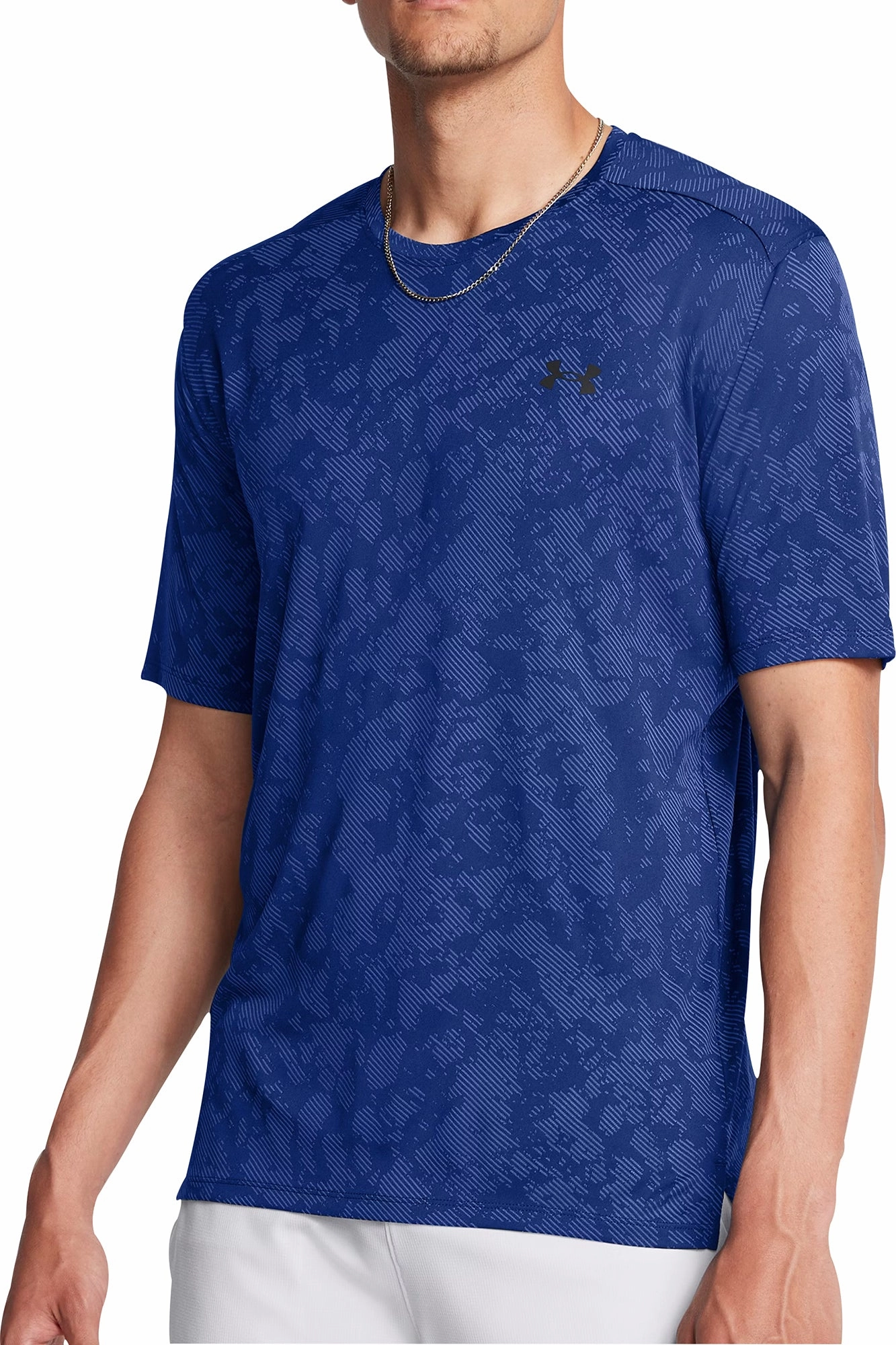 VersatileStyle Beach Fit Under Armour Tech Vent Geode Short Sleeve Mens Training Top - Blue