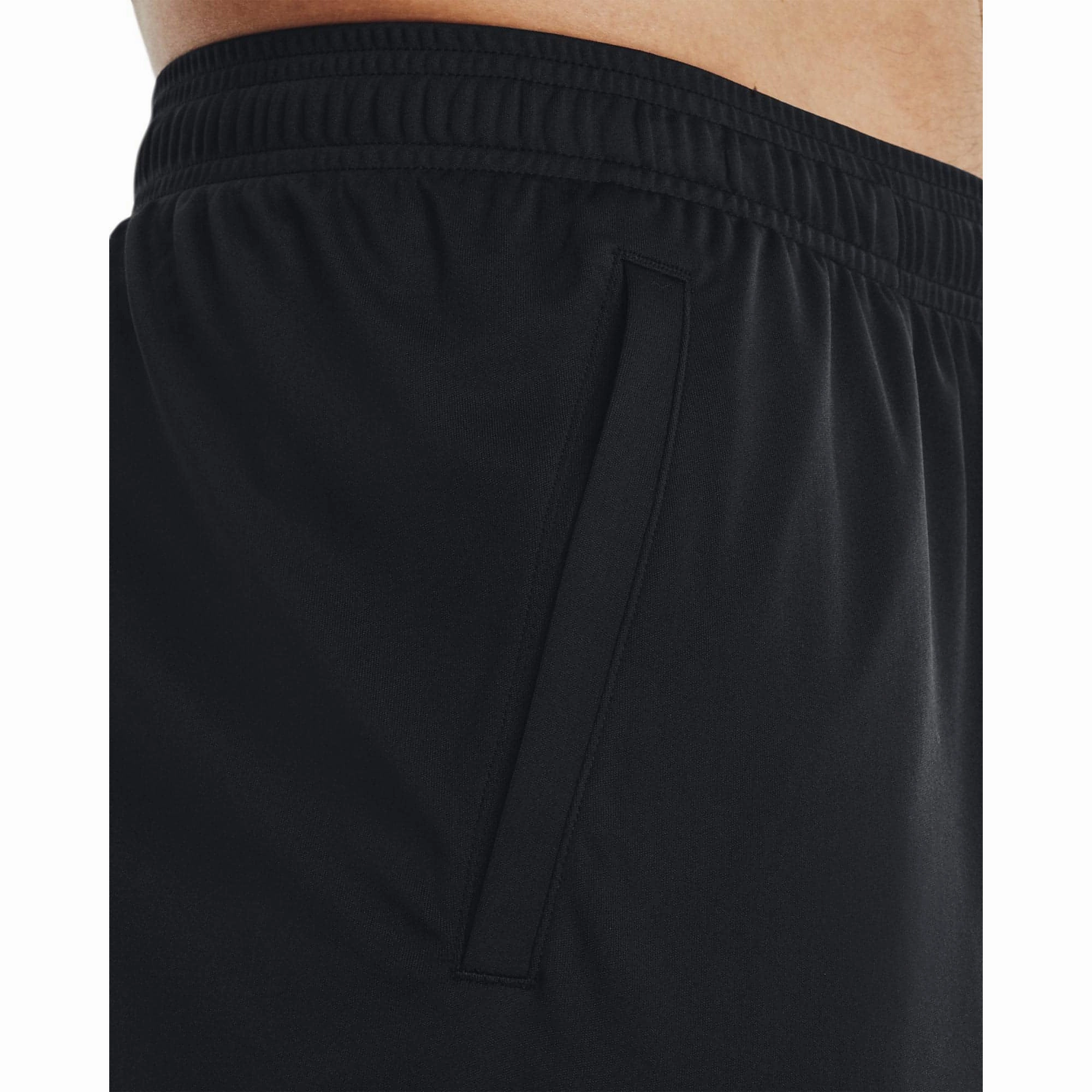 Under Armour Tech Wordmark Graphic Mens Training Shorts - Black Rain Proof