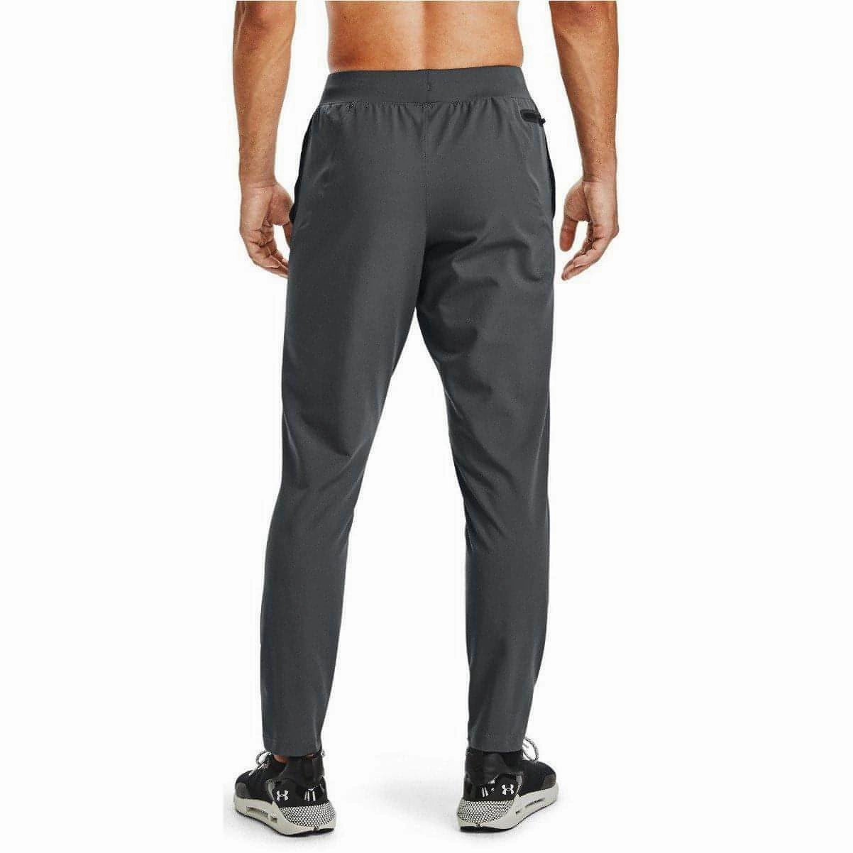 Jewel tone Permanent Crease Under Armour Unstoppable Tapered Mens Training Pants - Grey