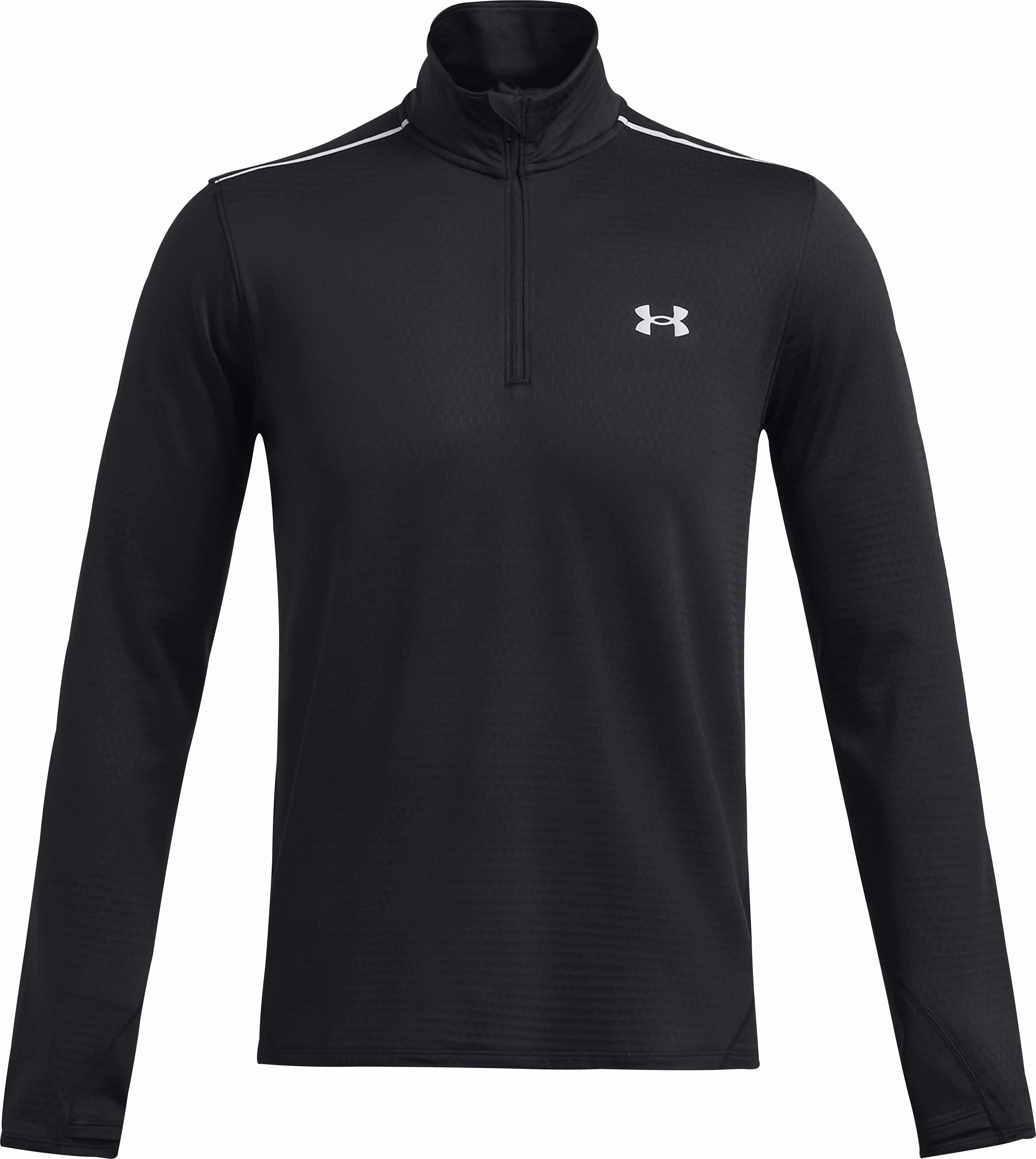 Under Armour Vanish Cold Weather Half Zip Long Sleeve Mens Running Top - Black runner