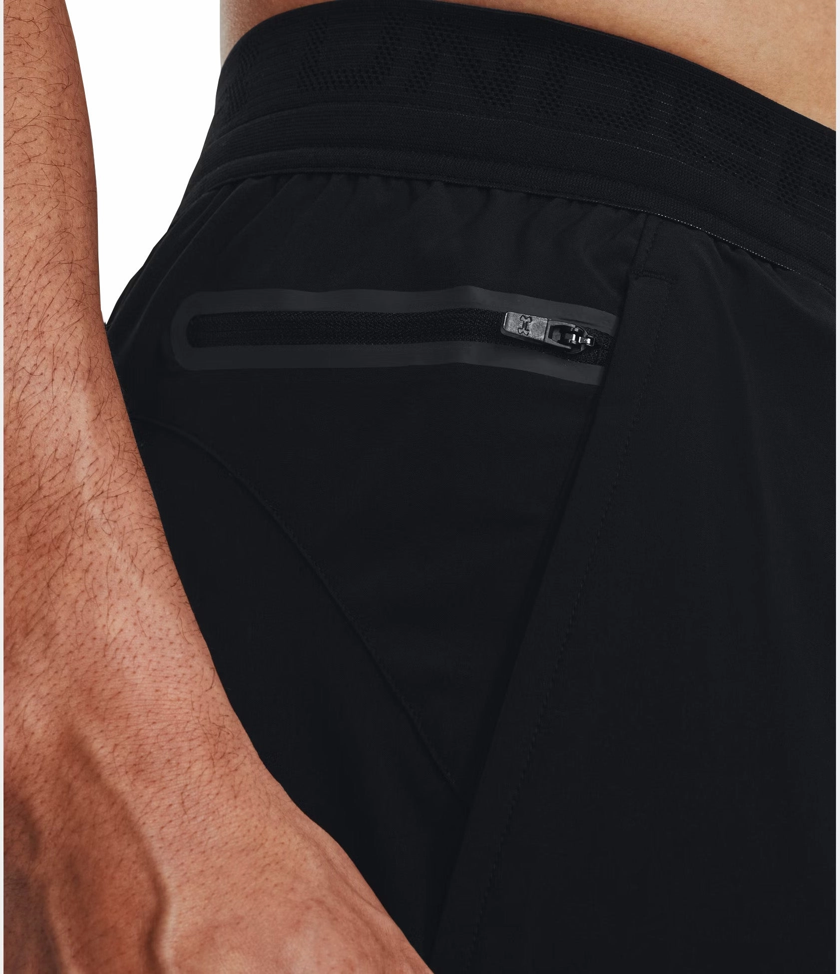 Under Armour Vanish Elite 2 In 1 Mens Running Shorts - Black Basic Stretch Formal Occasion