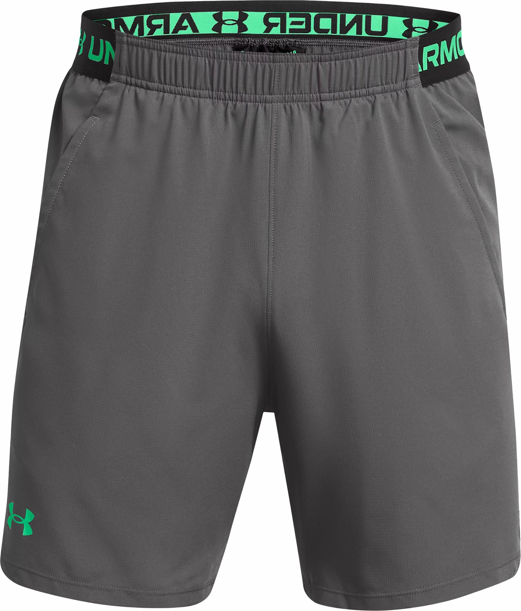 VersatileStyle CompressiveFitFabric Under Armour Vanish Woven 6 Inch Mens Training Shorts - Grey