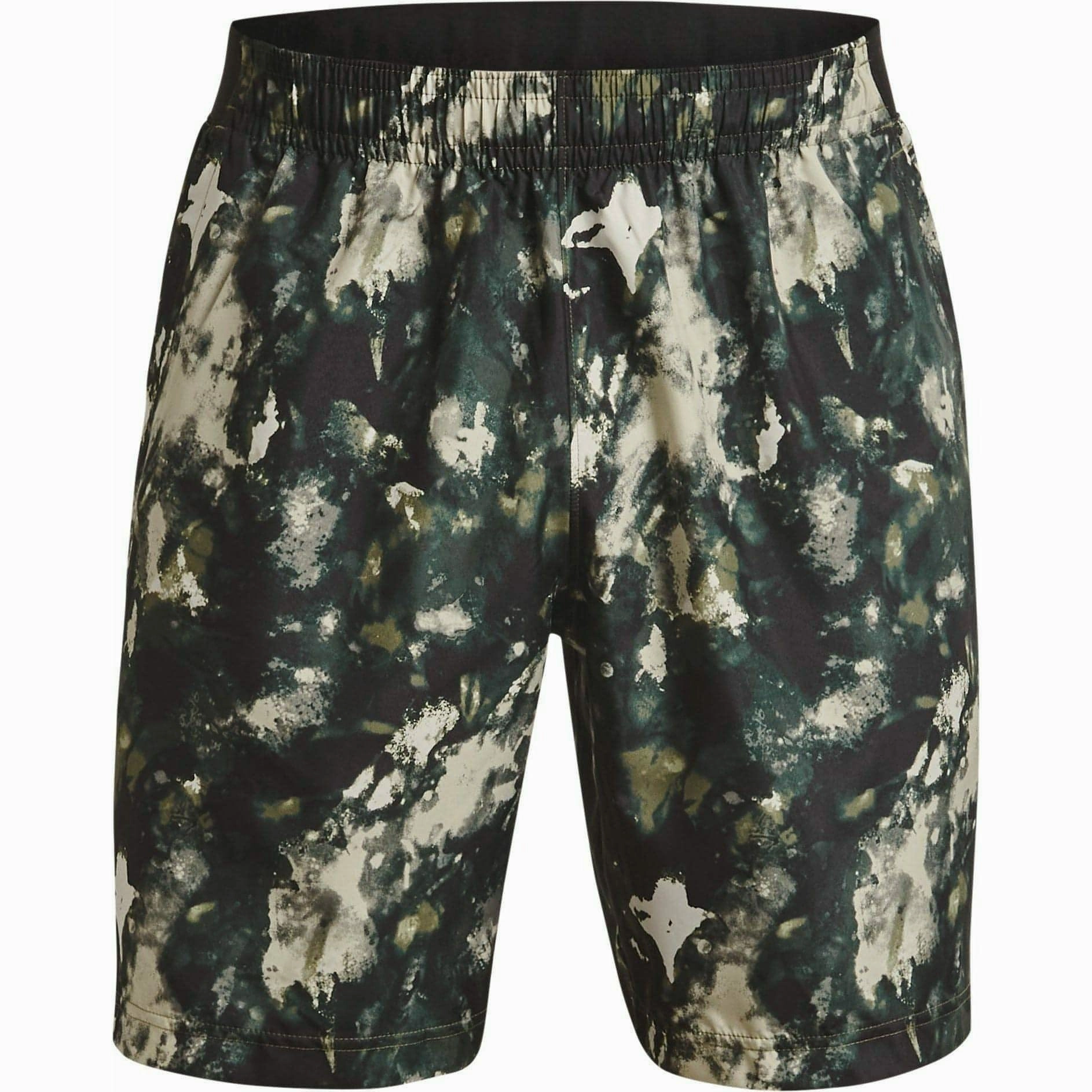 Under Armour Woven Adapt Mens Training Shorts - Green Flexible Joints