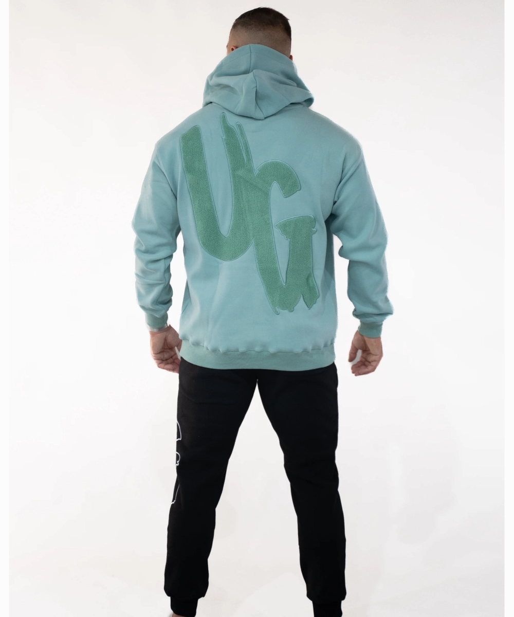 UNDRGROUND ??Moving In Silence?? Hoodie (Steel Blue) QuickEvaporation