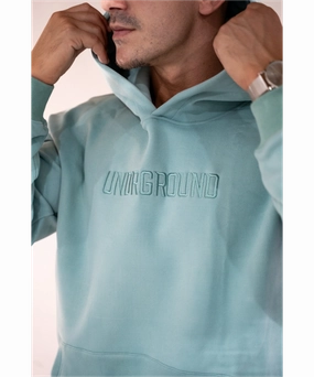 UNDRGROUND ??Moving In Silence?? Hoodie (Steel Blue) UltraSoftFinish