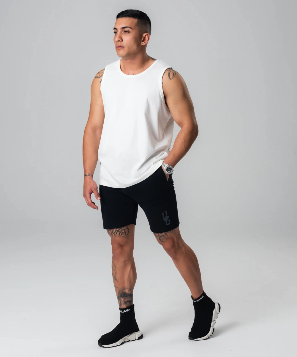 UNDRGROUND Cotton Singlet (White) QuickReleaseFastenings Light Core
