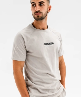 MoistureControl Fabric UNDRGROUND Curved Tee (Taupe/White)