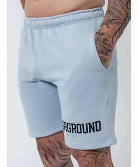 Park Day UNDRGROUND Double Print Cotton Shorts (Powder Blue)