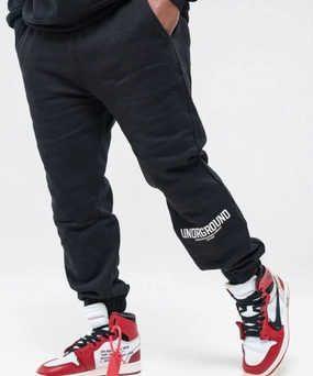 Swim Easy AntiStaticLining UNDRGROUND Essential Streetwear Joggers (Black)