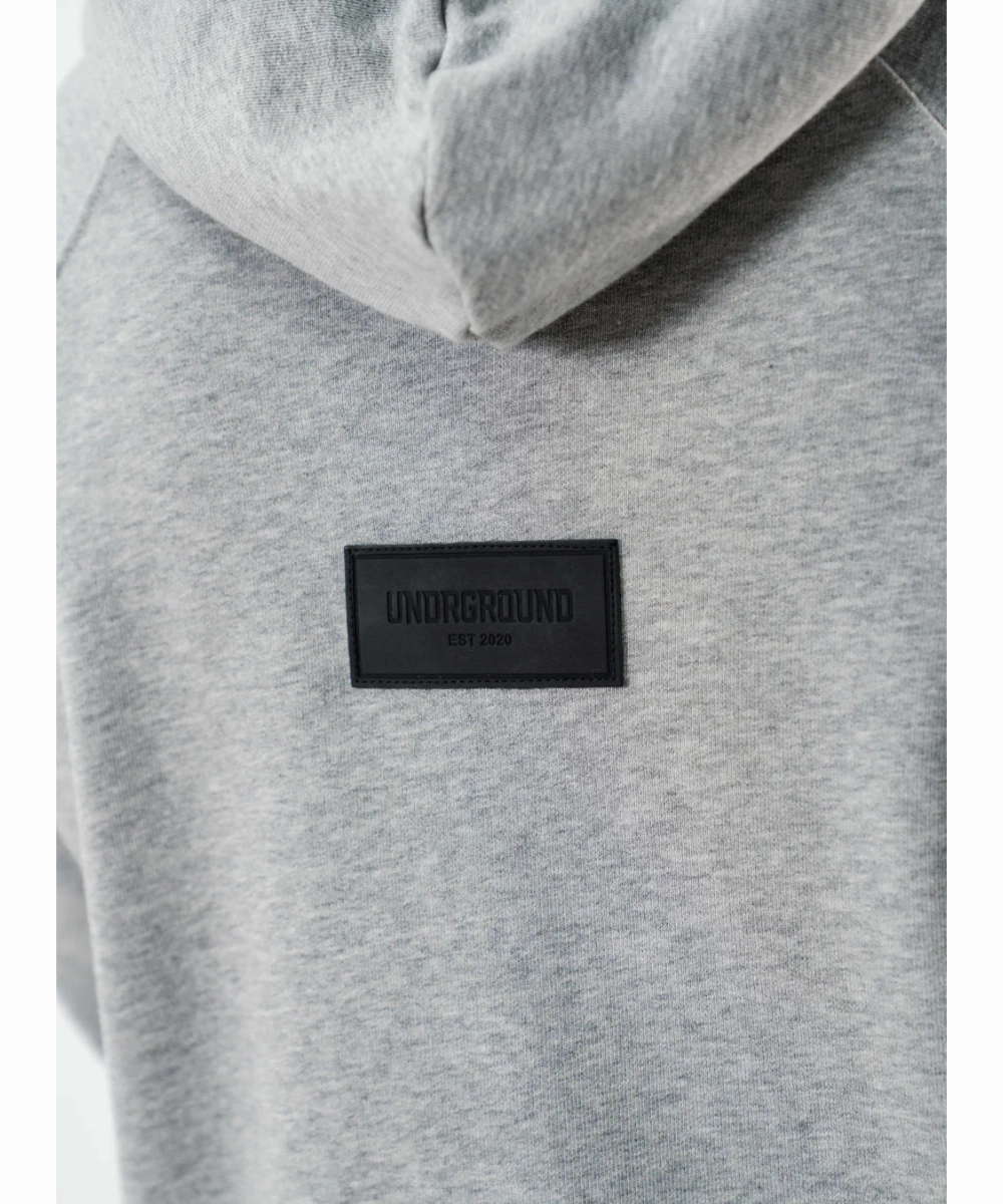 UNDRGROUND Graphic Hoodie (Grey) WrinkleResistantCloth QuickDry Technology