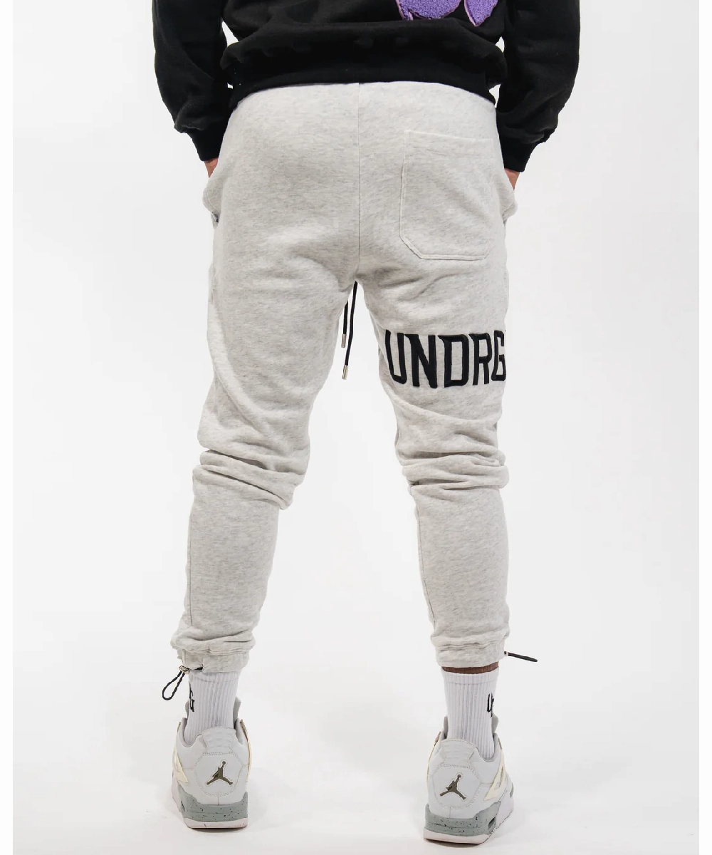 Rain Fit Star Mood UNDRGROUND Grey 3D Embroidered Trackpant
