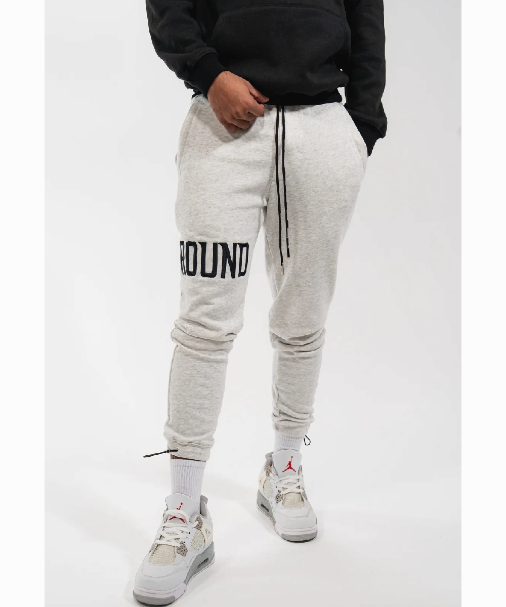 UNDRGROUND Grey 3D Embroidered Trackpant Magic Glow HighDurabilityClothing