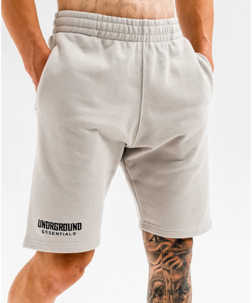 Photo Fit warm fleece UNDRGROUND Heavy Weight Shorts (Taupe)