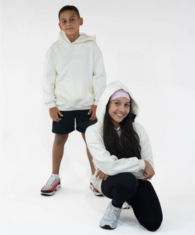 Trend Base UNDRGROUND Kids ??Moving In Silence?? Hoodie (White/Cream)