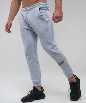 UNDRGROUND Oversized Cuffed Essentials Joggers (Grey) Heavy Silk
